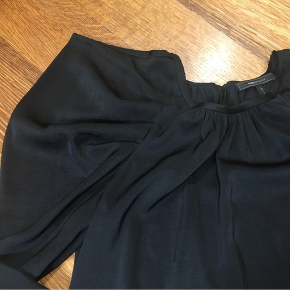 BCBGMaxAzria black blouse size Small - Picture 4 of 10